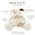 Bunnies By The Bay Best Friend Skipit Puppy Silly Buddy, Plush Pacifier Holder