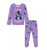 Stitch Girl's 'Gimme Candy!' Purple Halloween Character Soft Pajama Set
