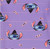 Stitch Girl's 'Gimme Candy!' Purple Halloween Character Soft Pajama Set, Size 3T