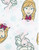 Disney Frozen II Anna and Elsa, Pastel Snowflakes Plush White Minky Bathrobe, Robe Disney Frozen II Anna and Elsa, Pastel Snowflakes Plush White Minky Bathrobe, Robe