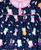 Peppa Pig and Characters Girl's Navy Flannel Granny Nightgown, Gown
