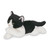 Bearington Collection Lil' Domino the Black & White Cat, Tuxedo Kitten Plush 8" | Little Dreamers Pajamas
