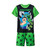 Minecraft Boy's Steve and Creeper Gaming Pajama Shorts Set