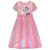 Minnie and Daisy Girl's Short-Sleeved Satinet and Tulle Nightgown, Gown | Little Dreamers Pajamas