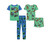 Jurassic World Toddler Boy's 4-Piece Carnivore Hunt Dinosaur Pajama Set | Little Dreamers Pajamas