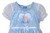 Disney Frozen Queen Elsa Blue Velour and Tulle Snowflake Fancy Nightgown Size 5T Disney Frozen Queen Elsa Blue Velour and Tulle Snowflake Fancy Nightgown Size 5T