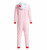 Hello Kitty Girl's Holiday Soft Velour Fleece Hooded Pajama Sleeper Union Suit