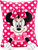 Disney Minnie Mouse Plush Soft Character Polka Dot Snuggle Pillow, 11" X 15" | Little Dreamers Pajamas