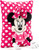 Disney Minnie Mouse Plush Soft Character Polka Dot Snuggle Pillow, 11" X 15"