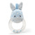 Gund Roly Poly Plush Blue Polka Dot Horse Ring Rattle Baby Toy | Little Dreamers Pajamas