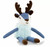 Levlovs Blue Plush Reindeer Luka in Friends Keepsake Box with Bedding
