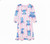 Lilo and Stitch Girl's Pink Striped Character Print Flannel Nightgown, Gown | Little Dreamers Pajamas