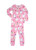 Girl's Glow-in-the-Dark Ghosts Pink Print Halloween Pajama Set