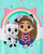 Gabby's Dollhouse Gabby, Pandy Paws and Cakey Cake Rainbow Character Pajama Set