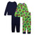 Minecraft Boy's Creeper Mob and TNT Blocks 4-Piece Long-Sleeved Pajama Set
