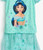 Disney Princess Jasmine Toddler Girl's Satinet and Tulle Girl's Pajama Set
