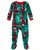 Minnie and Mickey Green Holiday Plaid Christmas Fleece Footed Pajama Sleeper