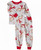 Rudolph Christmas Print Toddler Boy's Girl's Soft Footed Holiday Pajama Set
