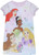 Disney Princess Ariel, Tiana, Belle and Rapunzel Character Nightgown, Size 4T