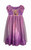 Disney Rapunzel and Pascal Girl's Purple Satinet and Tulle Nightgown, Gown