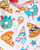 Toddler Boy's Birthday Party Snacks and Balloons Short-Sleeved Cotton Pajama Set