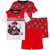 Super Mario Kart Boy's 4-Piece Short-Sleeved Cotton Pajama Set, Size 12
