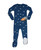 Carter's Toddler Boy's Cement MixerTruck Navy Blue Cotton Footed Pajama Sleeper