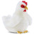 Henny the Hen Soft Plush White Chicken, 9" Farm Animal, Bearington Collection