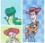 Toy Story Woody, Buzz, Jessie and Characters Cotton Beach Towel, 28" X 58"