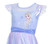 Disney Frozen Queen Elsa Girl's Satinet and Sheer Tulle Ombre Nightgown, Gown