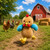 World's Softest Plush RayRa Rooster Hug Me Forever 10" Stuffed Animal Chicken