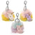 Gund Rainbow Unicorn Poof Keychains, Set of 3