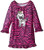Toddler Girl's Purple Zebra Print Polyester Nightgown, Gown