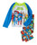 Justice League Super Heroes Boy's Glow-in-The Dark Polyester Pajama Set