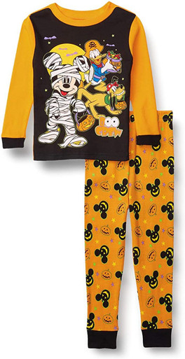 Disney Boy's Mickey, Donald and Pluto Halloween Glow-In-The-Dark