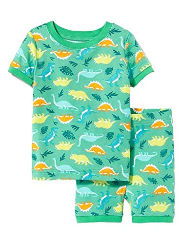 Old Navy Toddler Boy's Green Dinosaur, Dino Cotton Pajama Shorts