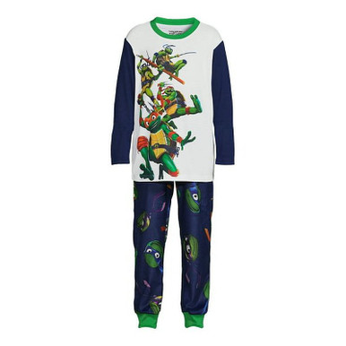 Jersey Pajamas - White/TMNT - Kids