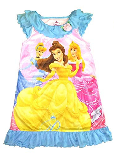 Disney Girl s Princess Pink Blue Nightgown Gown Princesses