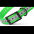 Dog Collar, 3/4" x 16" Reflective with O-Ring, Black Hardware