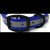 Dog Collar, 3/4" x 16" Reflective with O-Ring, Black Hardware