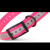 Dog Collar, 3/4" x 16" Reflective with O-Ring, Black Hardware