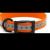 Dog Collar, 1" x 20" Reflective with O-Ring, Black Hardware