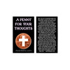 Cross Pennies From Heaven Card - A Penny For Your Thoughts