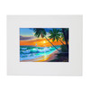 Emerald Seas – Coastal Matted Art Print