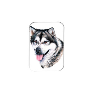 "Alaskan Malamute" - 2.5" X 3.5" Rectangle Fridge Magnets
