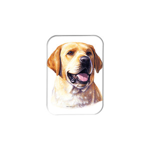 "Yellow Labrador Retriever" - 2.5" X 3.5" Rectangle Fridge Magnets
