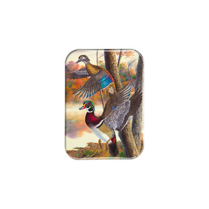 "Wood Ducks At Dawn" - 2.5" X 3.5" Rectangle Fridge Magnets