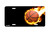 "Basketball on Fire" - Decorative License Plate