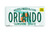 "Florida State Orlando" - Decorative License Plate