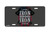 "Iron Axes" - Decorative License Plate